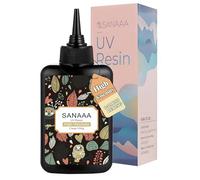 Resina UV Transparente y Dura 100 g,Resina Transparente De Alta Viscosidad, De Curado Ultravioleta, Ideal Para Joyería, Llaveros, Decoración Artesanal y Revestimiento