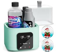 Resiners Precalentador de resina automático & EU Plug, Delgada viscosidad y Reduce burbujas, Control inteligente y preciso de temperatura y tiempo, Calentador multifuncional de gran capacidad