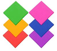 Resinta 120 servilletas de papel de 2 capas para regalos de fiesta, 6 colores