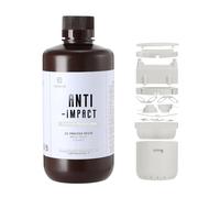 RESIONE Resina anti-impacto de alta resistencia con baja absorción de agua, similar al nailon Resina no quebradiza a largo plazo para imprimir piezas móviles o a presión (Gris blanco 1kg)