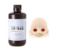 RESIONE Resina BJD resistente al desgaste - Resina no amarilla para impresora 3D en varios colores BJD - Resina 3D con resistencia a las grietas a largo plazo para impresión 3D (Crema rosa)