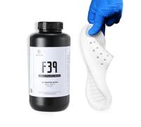 RESIONE Resina de impresora 3D flexible, 405nm Curado UV DLP LCD MSLA Resina Goma como TPU como Fotopolímero Resina para impresión LCD (F39 Blanco 1000g)