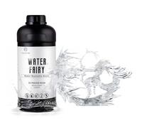 RESIONE Resina Lavable con Agua, Resina Líquida de Impresión de Alta Velocidad de 405 nm, No Quebradiza y Resistente a la Humedad, Resina para Impresora 3D Casi Inodora - Cristal transparente 1000g