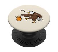 Resist Bald Eagle Kicking Crown No Protest Hombres Mujeres Niños PopSockets PopGrip Adhesivo
