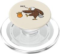 Resist Bald Eagle Kicking Crown No Protest Hombres Mujeres Niños PopSockets PopGrip para MagSafe
