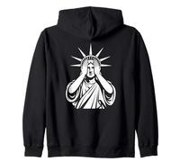 Resist Facepalm Estatua de la Libertad Protesta por la Igualdad Sudadera con Capucha