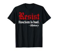 Resist Fascism is Bad No Kings America Protest Anti Fascism Camiseta