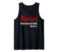 Resist Fascism is Bad No Kings America Protest Anti Fascism Camiseta sin Mangas