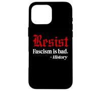 Resist Fascism is Bad No Kings America Protest Anti Fascism Carcasa para iPhone 16 Pro MAX
