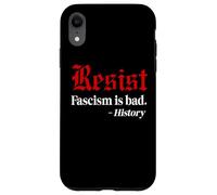 Resist Fascism is Bad No Kings America Protest Anti Fascism Carcasa para iPhone XR