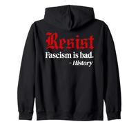 Resist Fascism is Bad No Kings America Protest Anti Fascism Sudadera con Capucha