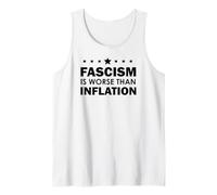 Resist Fascism is Worse Than Inflation No Kings Anti-Fascism Camiseta sin Mangas