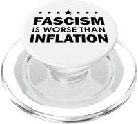 Resist Fascism is Worse Than Inflation No Kings Anti-Fascism PopSockets PopGrip para MagSafe