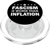 Resist Fascism is Worse Than Inflation No Kings Anti-Fascism PopSockets PopGrip para MagSafe