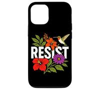 RESIST Floral Political Protest Feminist Resist Carcasa para iPhone 12/12 Pro
