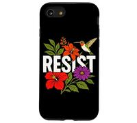 RESIST Floral Political Protest Feminist Resist Carcasa para iPhone SE (2020) / 7 / 8