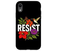 RESIST Floral Political Protest Feminist Resist Carcasa para iPhone XR