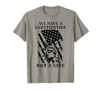 Resist No Kings in America We Have a Constitution Not a King Camiseta