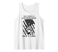 Resist No Kings in America We Have a Constitution Not a King Camiseta sin Mangas