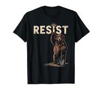 Resist Oso Pala Activismo Político Camiseta