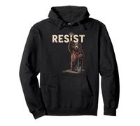 Resist Oso Pala Activismo Político Sudadera con Capucha