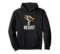 Resist Sandwich Activism Protest Fist Sudadera con Capucha