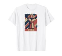 Resist Star Revolution Rebellion Retro Black Camiseta