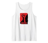 Resist Star Revolution Rebellion Retro Black Camiseta sin Mangas