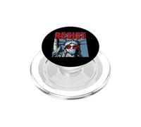 Resist Statue Liberty Bubblegum Protest Equality PopSockets PopGrip para MagSafe