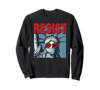 Resist Statue Liberty Bubblegum Protest Equality Sudadera
