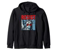 Resist Statue Liberty Bubblegum Protest Equality Sudadera con Capucha