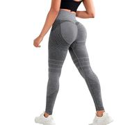Resistance Band Leggings, Leggings with Resistance Bands Built In for Women (AB Gray,L)