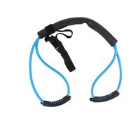 Resistance Band with Comfortable Handle, Arm and Back Exercise Band, Premium Rubber Stretch Band for Home Workout with Adjustable Waist Belt, Portable Full Body Resistance Training (Azul 25LB)