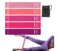 Resistance Bands, 23.62 Inch Elastic Belt for Fitness Workout, Pilates Equipment with Non Slip Design and Multiple Levels Strength Training, Exercise Bands for Women Men Yoga Gym Sports Home Outdoors