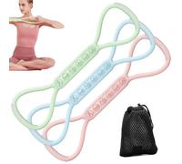 Resistance Bands - Bandas de ejercicio | 8 Shaped Pull Up Assist Back Training Belt Physical therrapy Body Stretching Tool for Arms Neck Hips Legs Feet Yoga