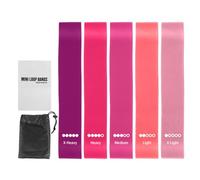 Resistance Bands - Bandas elásticas no látex con diferentes fuerzas, ejercicio L00p Band for Legs Arms | Different Resistance Levels Elastic Band for Women and Men for Yoga Gym Training