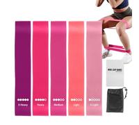 Resistance Bands - Elastic Fitness Stretch Belt, Pilates Pull Exercise Equipment with Adjustable Tension Design, Muscle Strengthen Support Function, Ideal for Butt Legs Arms Gym Workout Yoga Home