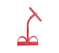 Resistance Bands Exercise - Elastic 4 Tube, Portable Pedal Stretching Puller, Adjustable Non Slip | Strength Training Muscle Toning Yoga, Sports For Home Gym Travel Outdoors Indoors