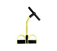 Resistance Bands Exercise - Elastic 4 Tube, Portable Pedal Stretching Puller, Adjustable Non Slip | Strength Training Muscle Toning Yoga, Sports For Home Gym Travel Outdoors Indoors