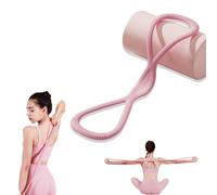 Resistance Bands Figure 8, Beautiful Back, Slender Arms, Hip Leg Shaping, for Fitness Beginners to Advanced (Pink-15Ibs)