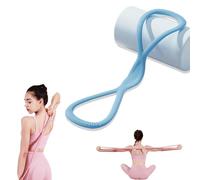 Resistance Bands Figure 8, Beautiful Back, Slender Arms, Hip Leg Shaping, for Fitness Beginners to Advanced (Blue-25Ibs)