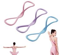Resistance Bands, Figure 8 Exercise Bands for Women Men, 8 Shaped Resistance Rubber Band for Arms, Exercise Bands (3 Pcs a)