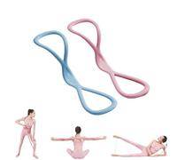 Resistance Bands, Figure 8 Exercise Bands for Women Men, Durable Pulling Rope with Handles for Home Workout, Yoga, Gym, Strength Training (A-2pcs)