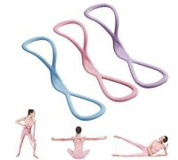 Resistance Bands, Figure 8 Exercise Bands for Women Men, Durable Pulling Rope with Handles for Home Workout, Yoga, Gym, Strength Training (H-3pcs)