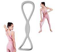 Resistance Bands, Figure 8 Exercise Bands for Women Men, Figure 8 Resistance Band with Handles, for Arms, Back, Shoulders, Legs and Hips Working out(Ash,25 pounds)