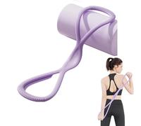 Resistance Bands, Figure 8 Exercise Bands, for Women Men, Resistance Bandss for Glutes,Back,Fullbody Yoga Pulling Rope,Not Break,Portable (Purple,15 LB)