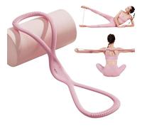 Resistance Bands, Figure 8 Exercise Bands for Women Men, with Handles, Arm Back Elastic Rope, 15/25/35lb Shoulder Opening Beauty Back Elastic Band, High Elasticity Silicone (Pink,35lb)