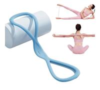 Resistance Bands, Figure 8 Exercise Bands for Women Men, with Handles, Arm Back Elastic Rope, 15/25/35lb Shoulder Opening Beauty Back Elastic Band, High Elasticity Silicone (Blue,35lb)