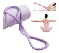 Resistance Bands, Figure 8 Exercise Bands for Women Men, with Handles, Arm Back Elastic Rope, 15/25/35lb Shoulder Opening Beauty Back Elastic Band, High Elasticity Silicone (Purple,25LB)