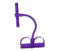 Resistance Bands - Foot Pedal Workout System, Full Body Trainer Kit with 4 Tube Tension Design, Portable Stretch Strength Conditioning, Ideal for Gym Home Dorm Travel Fitness